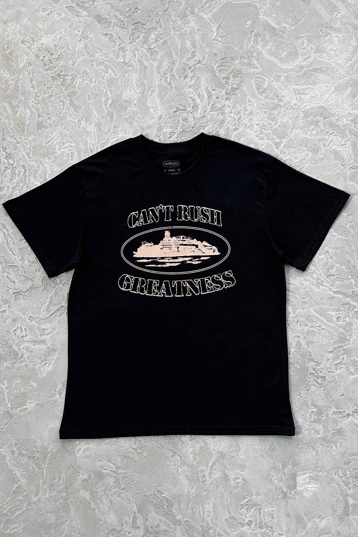 Corteiz × Cental Cee Can't Rush
Greatness Tee Black Men's - SS25 - MAGIC CITY