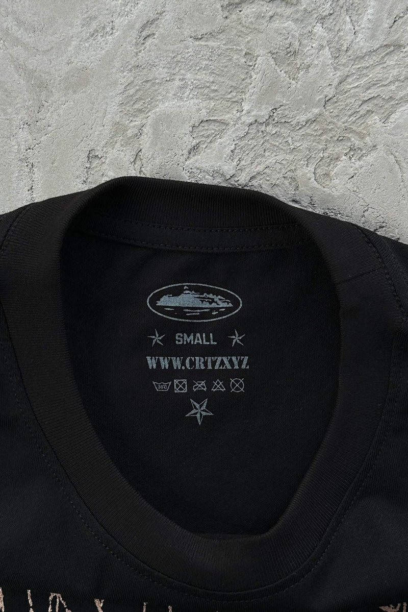 Corteiz × Cental Cee Can't Rush
Greatness Tee Black Men's - SS25 - MAGIC CITY