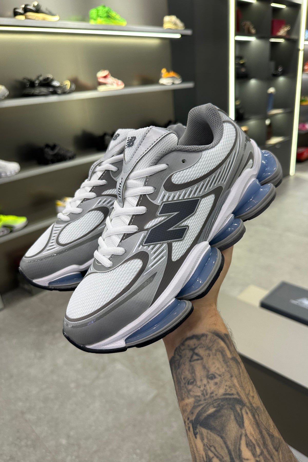 New Balance Abzorb 2000 White Grey Blue - MAGIC CITY
