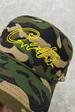 CORTEIZ 5 STARZ Alcatraz Trucker Hat – Camo Yellow - MAGIC CITY
