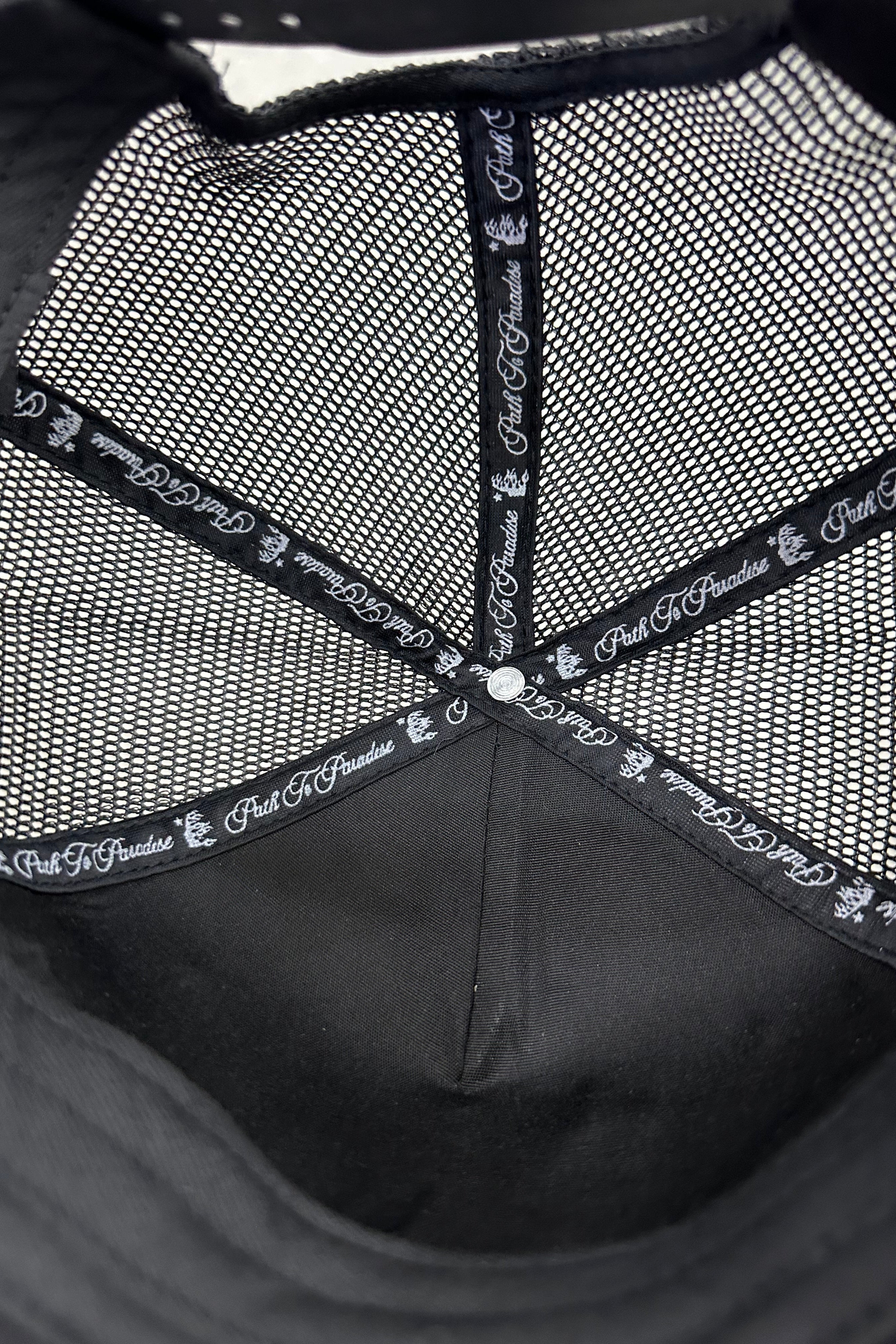 HELLSTAR Rhinestone Logo Cap | Orange Black