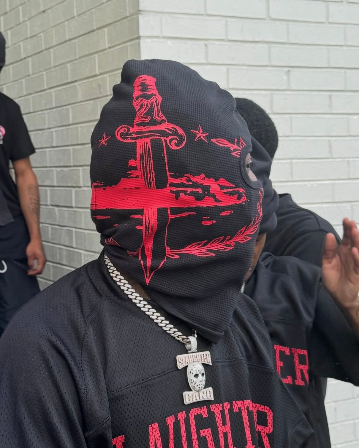 Corteiz × Slaughter Gang 21 Savage
Balaclava Black