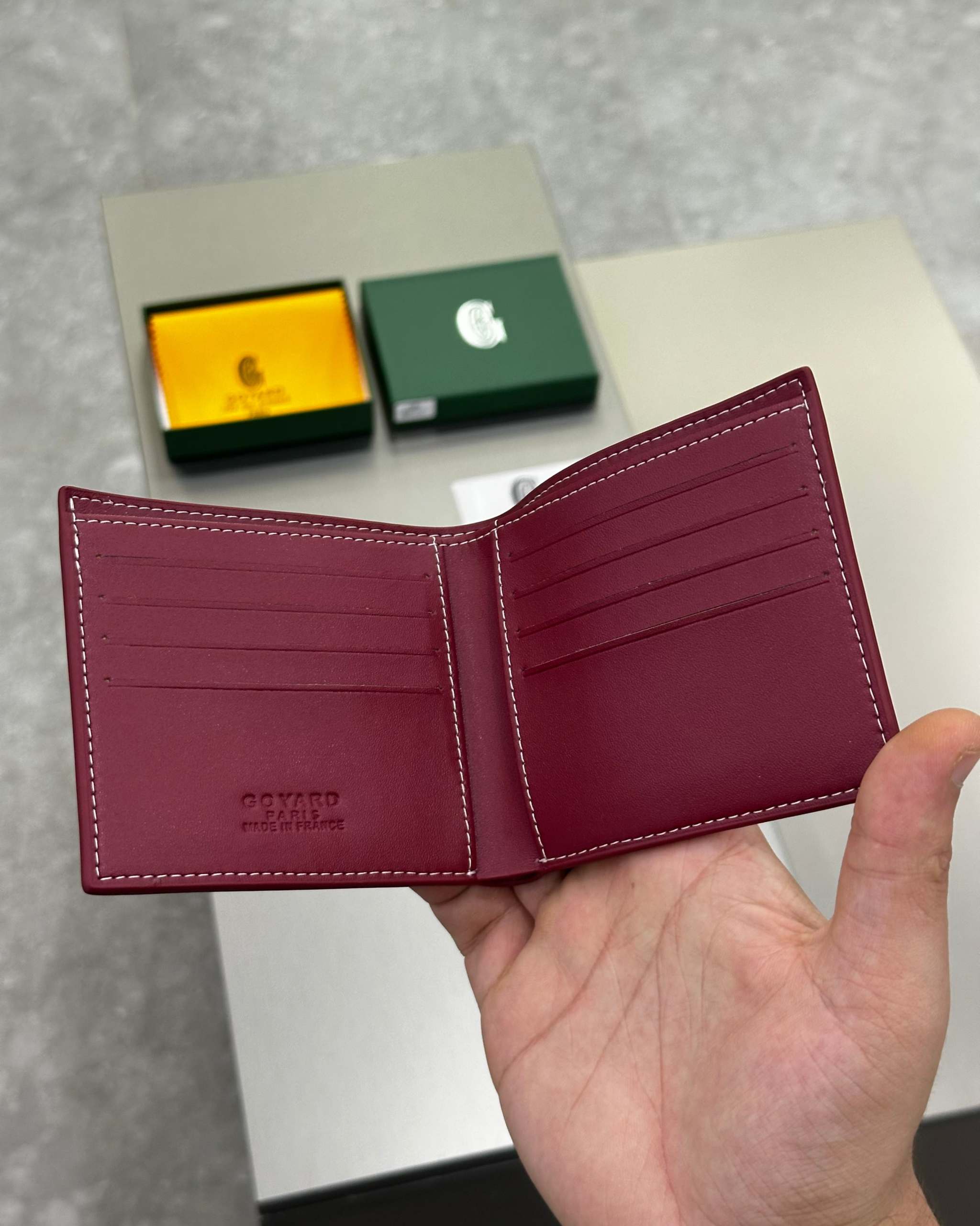 Goyard Victoire Wallet Red