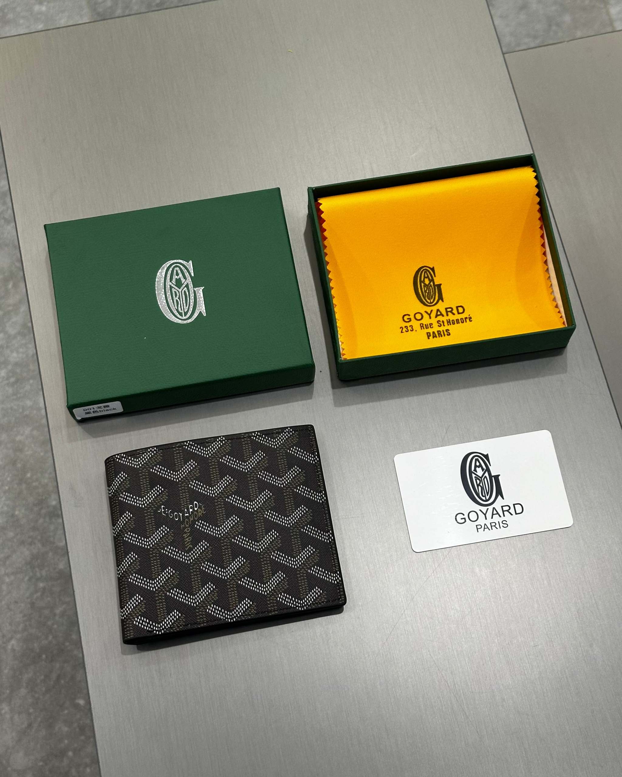 Goyard Victoire Wallet Black - MAGIC CITY