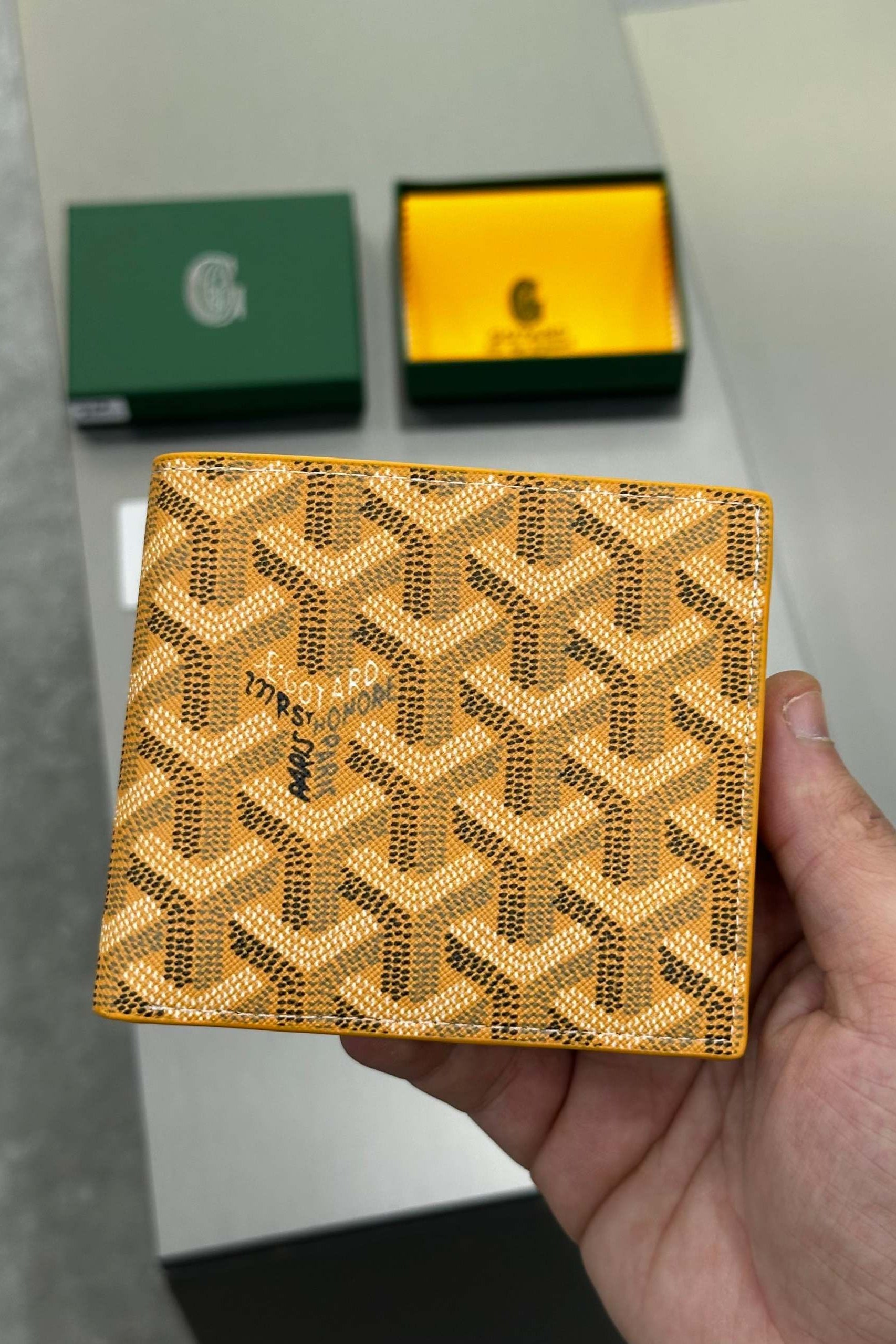 Goyard Victoire Wallet Yellow - MAGIC CITY