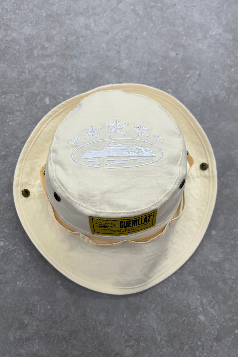 Corteiz OG Guerillaz Bucket Hat - Beige - MAGIC CITY