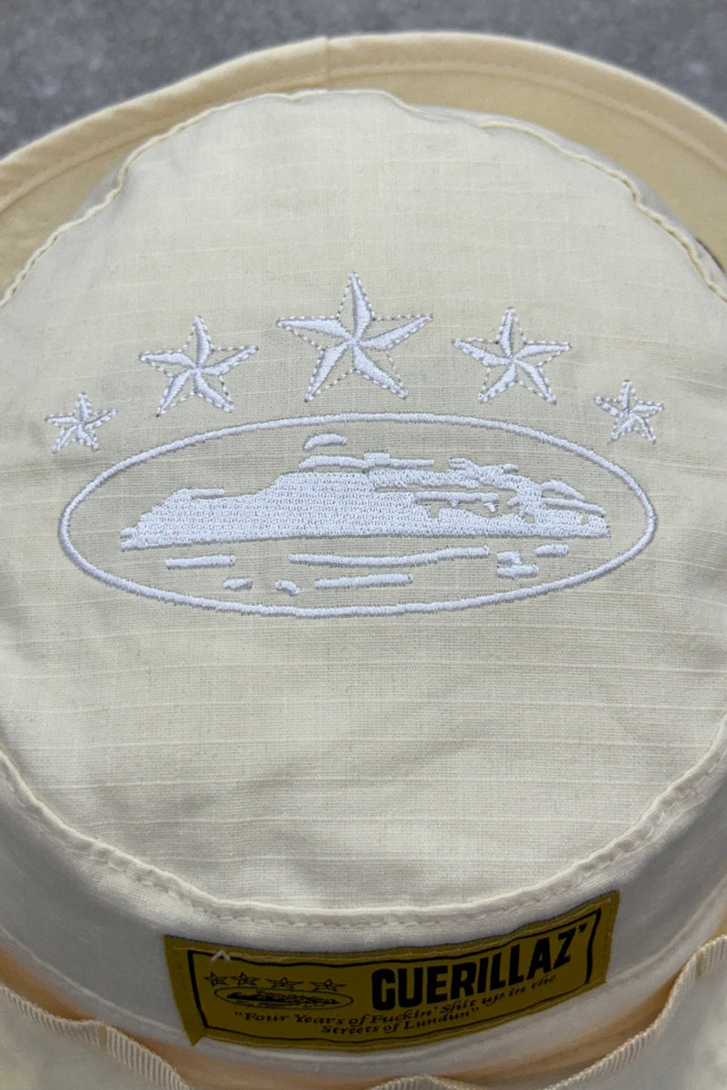 Corteiz OG Guerillaz Bucket Hat - Beige - MAGIC CITY