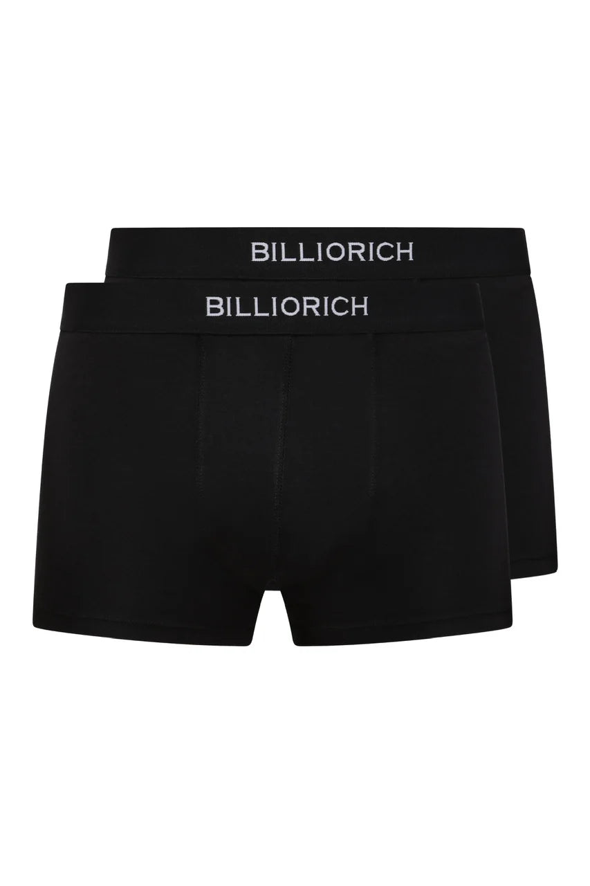 Billiorich Boxer Brief 2 Pack - BLACK