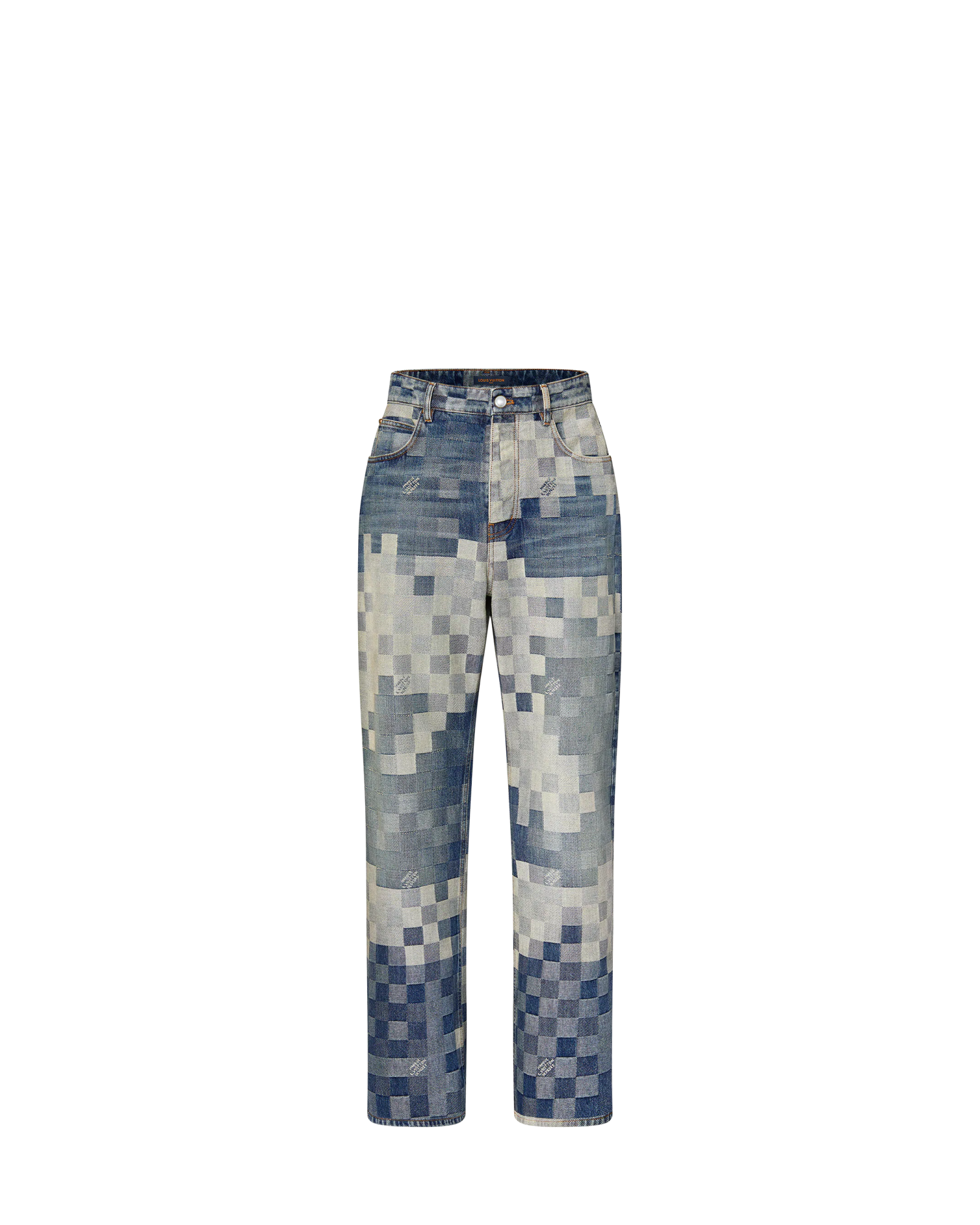 Louis V Damier Denim Skate Pants