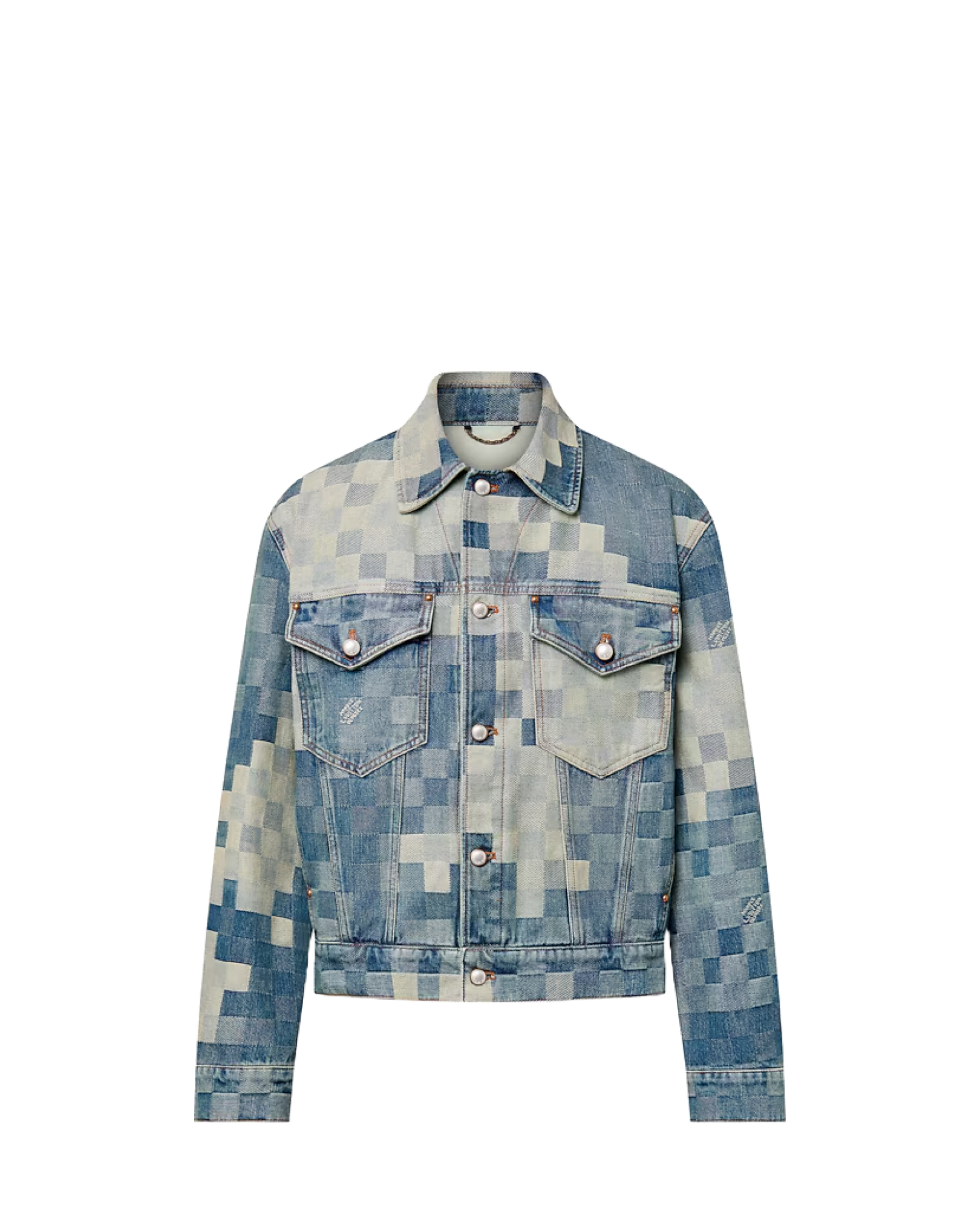 Louis V Damier Denim Skate Jacket