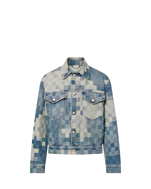 Louis V Damier Denim Skate Jacket