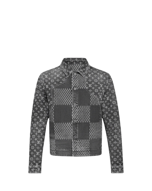Louis V x Nigo Giant Damier Waves MNGM Denim Jacket