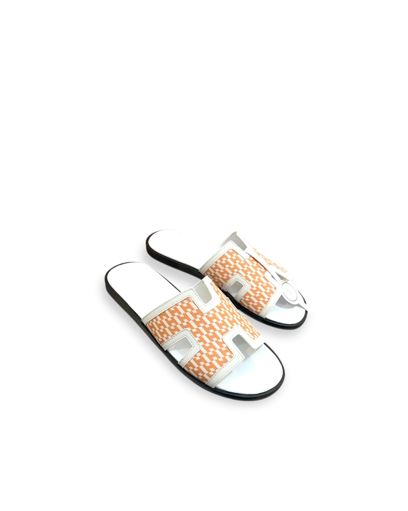 Hermês Sandal Izmir Orange / White
