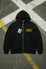 Corteiz Superior Royale Zip Hoodie - "Black/Yellow"