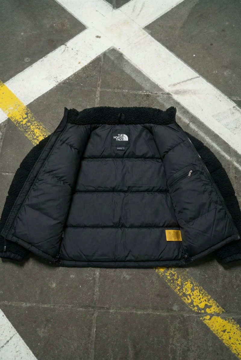 The North Face Sherpa Nuptse Jacket - Black