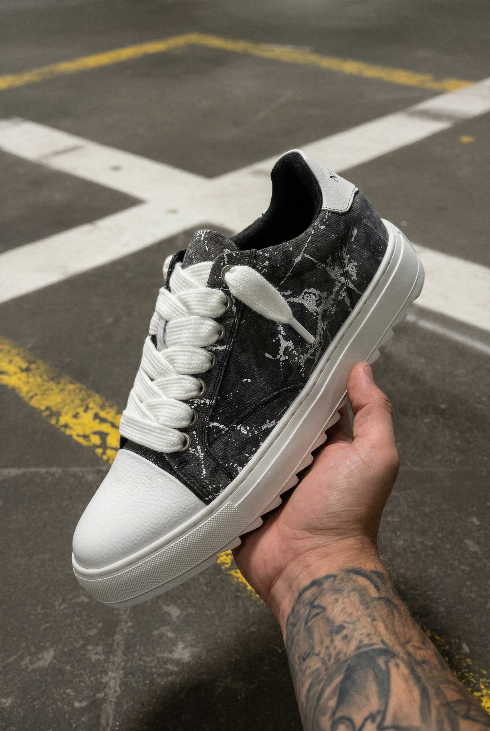 Numeris Atelier Pigment Sneakers - Black | Editorialist