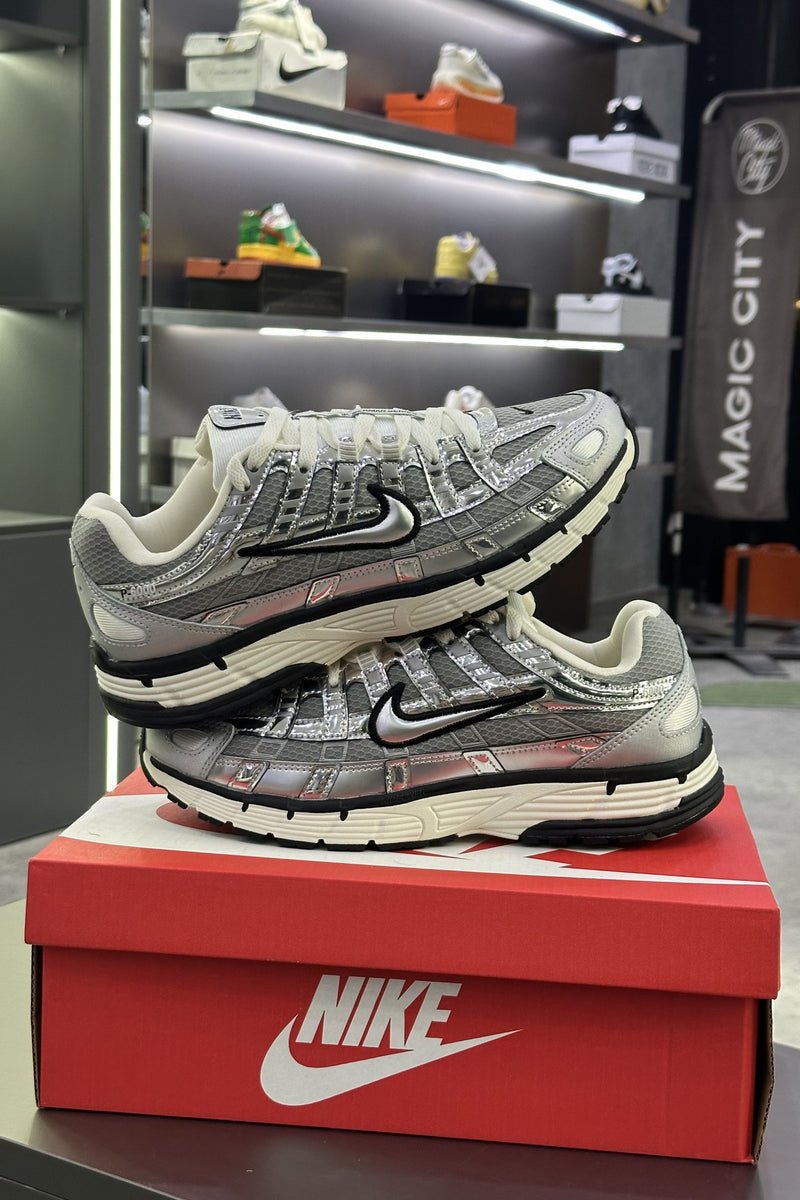 Nike P-6000 Metallic Silver in store