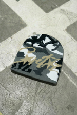 Corteiz camo beanie - Grey Black