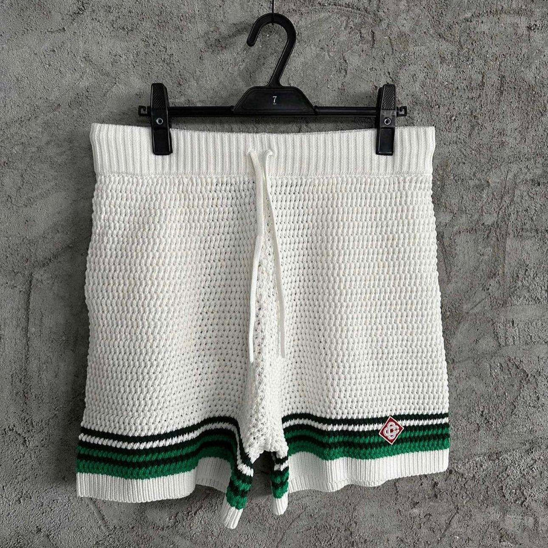 CASABLANCA Cotton Crochet Tennis Set - MAGIC CITY