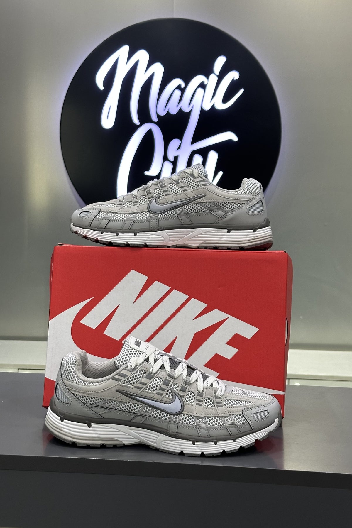 Nike P-6000 Flat Pewter - in store