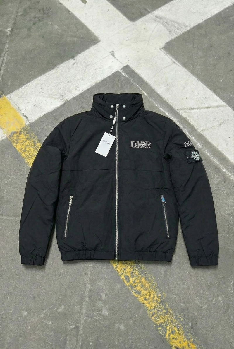 Dior x Stone Island Bomber Jacket - Black