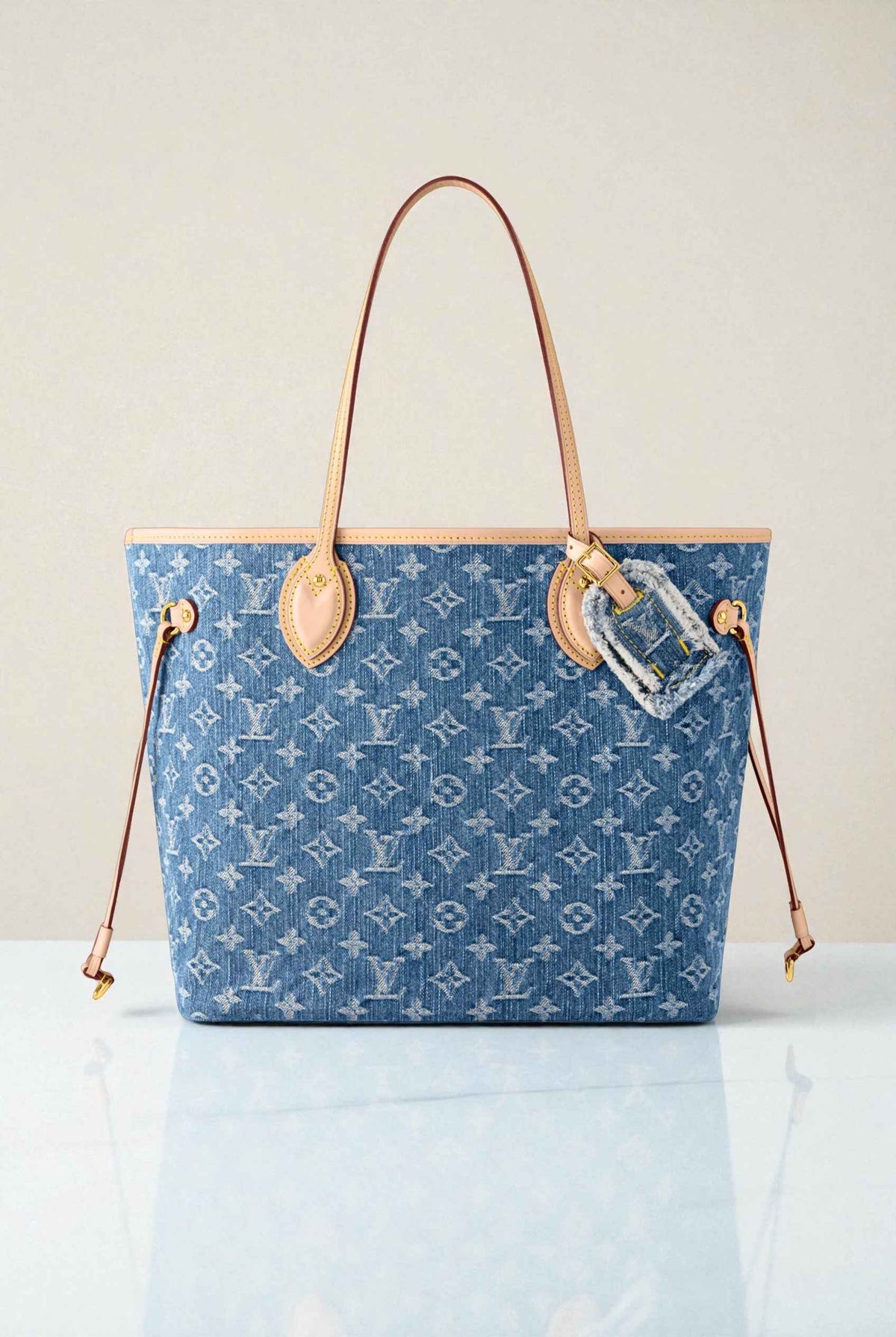 Louis V - Neverfull MM Monogram Denim