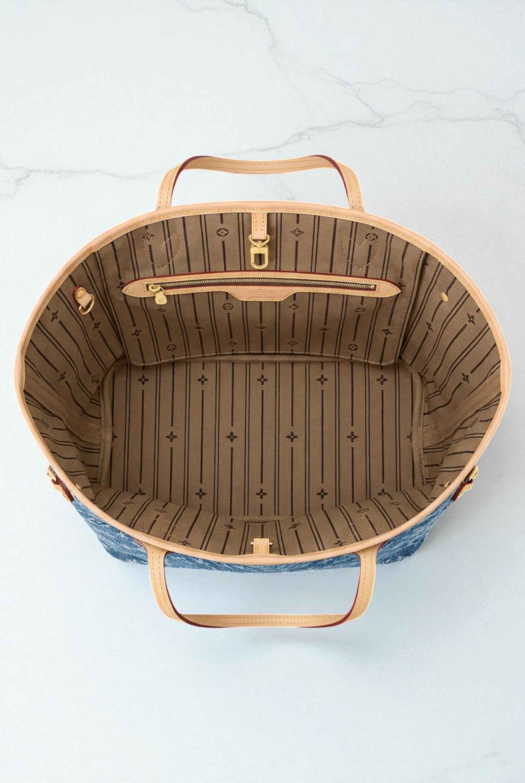 Louis V - Neverfull MM Monogram Denim