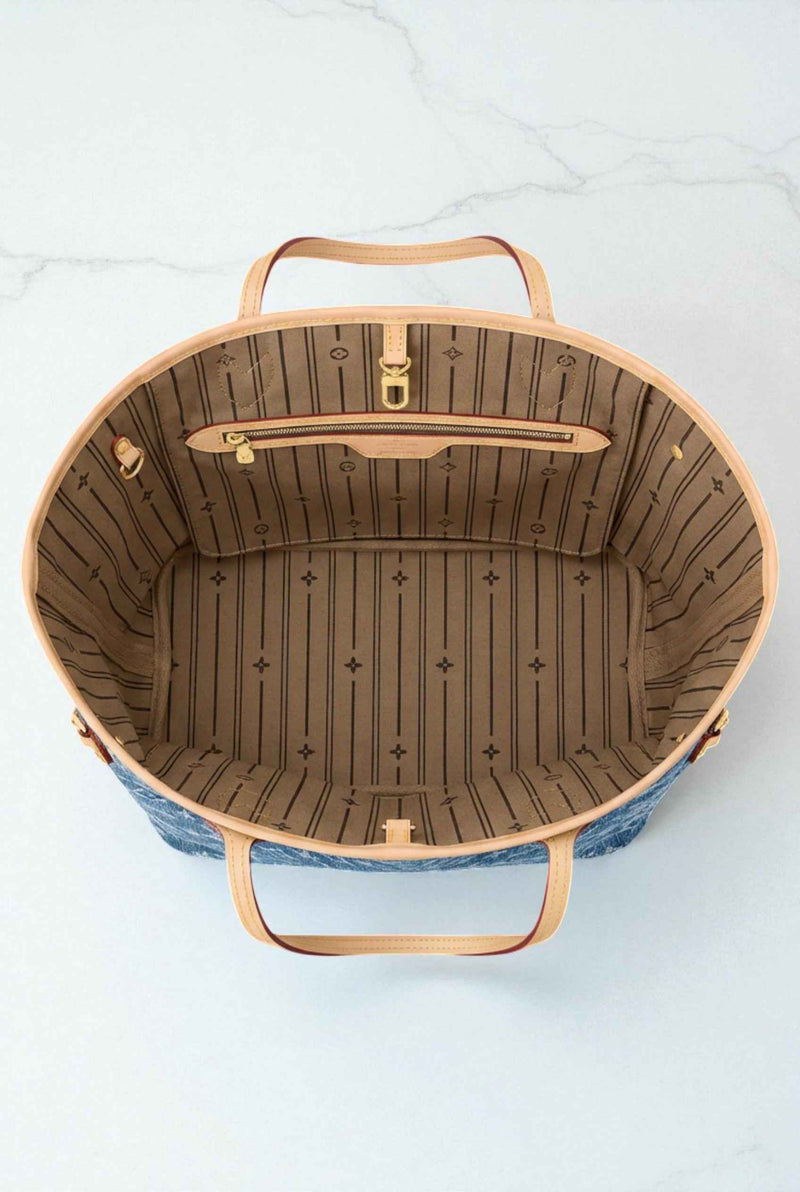 Louis V - Neverfull MM Monogram Denim