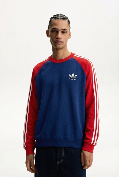Gucci x adidas Long Sleeve - Bleu/Red