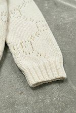 Gucci GG-intarsia cotton jumper