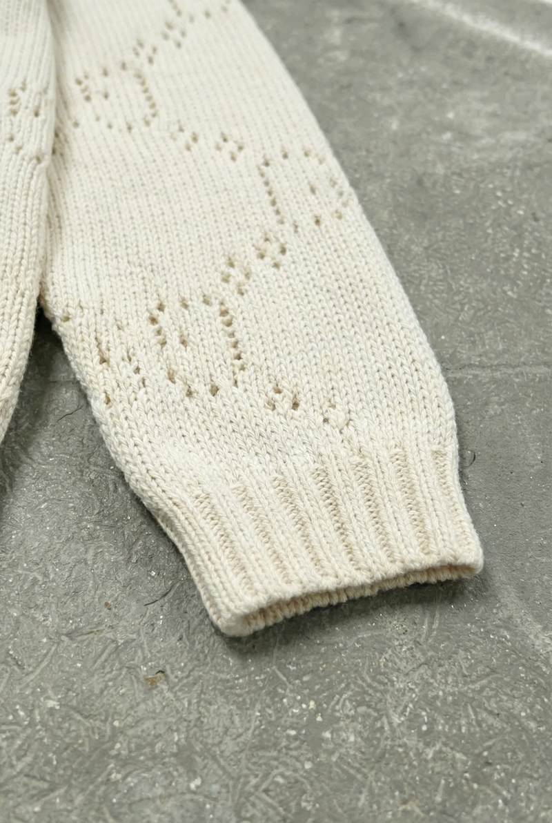Gucci GG-intarsia cotton jumper