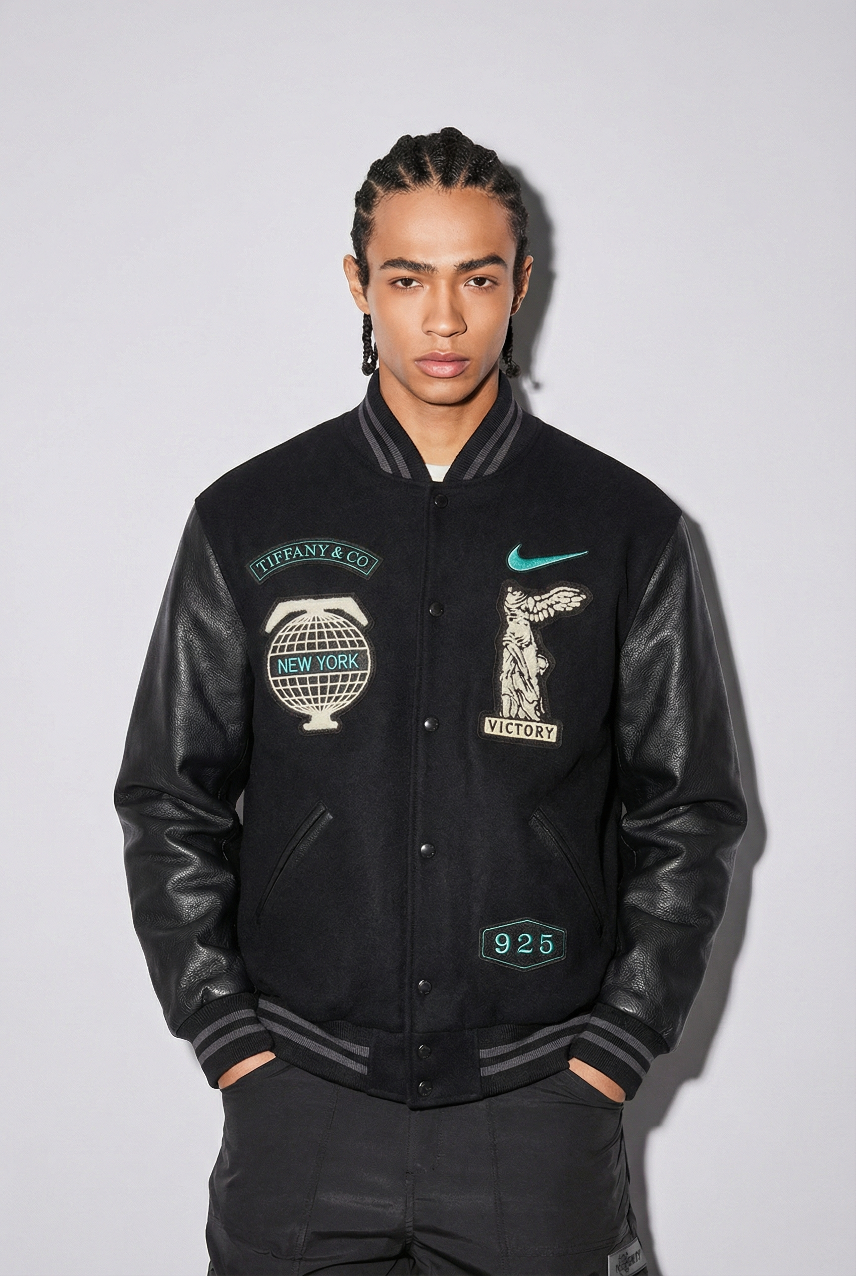 nike letterman jacket mens