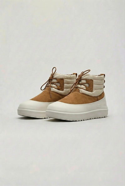 UGG Classic Mini Lace-Up Weather Boot - Whitecap