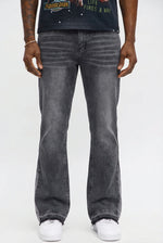 GALLERY DEPT Flared Jeans Paint Splatter - Grey