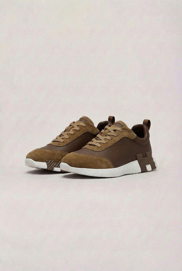 Hermès Bouncing Sneaker – Brown Camel