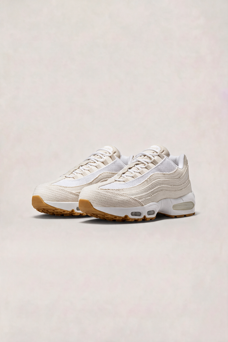 Nike Air Max 95 x Levi's Sail Ecru - pair, front three-quarter view