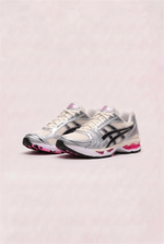 ASICS Gel-Kayano 14 Cream Sweet Pink - pair, front three-quarter view