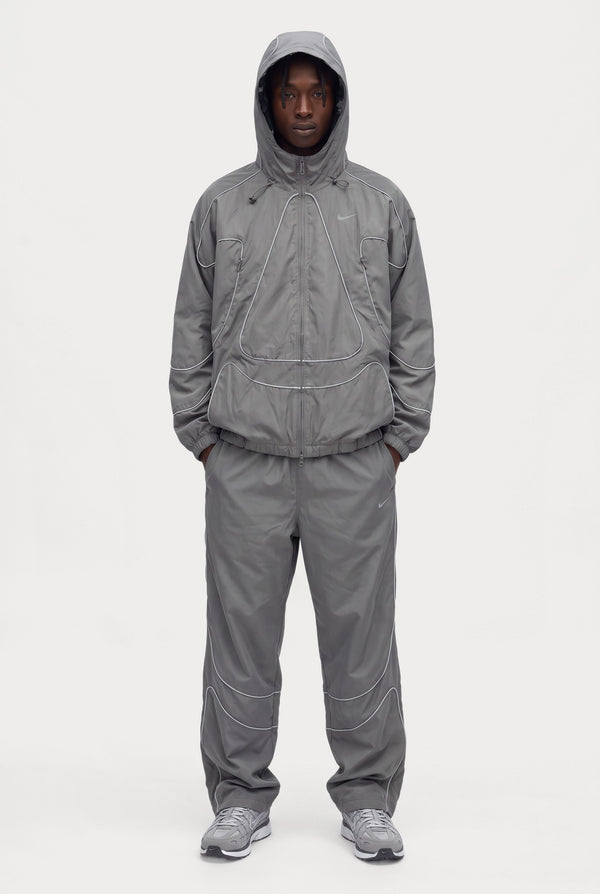 Corteiz x Nike NRG Onyx Tracksuit - Grey, worn on model