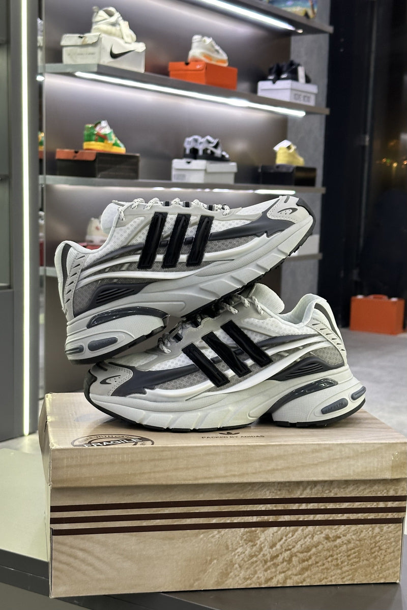 Pharrell Williams x Adidas Adistar Jellyfish – Solid Grey/Core Black/Clear Onix – pair on the box in store
