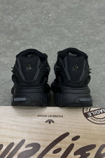 Pharrell Williams x Adidas Adistar Jellyfish – Triple Black – heels on the box