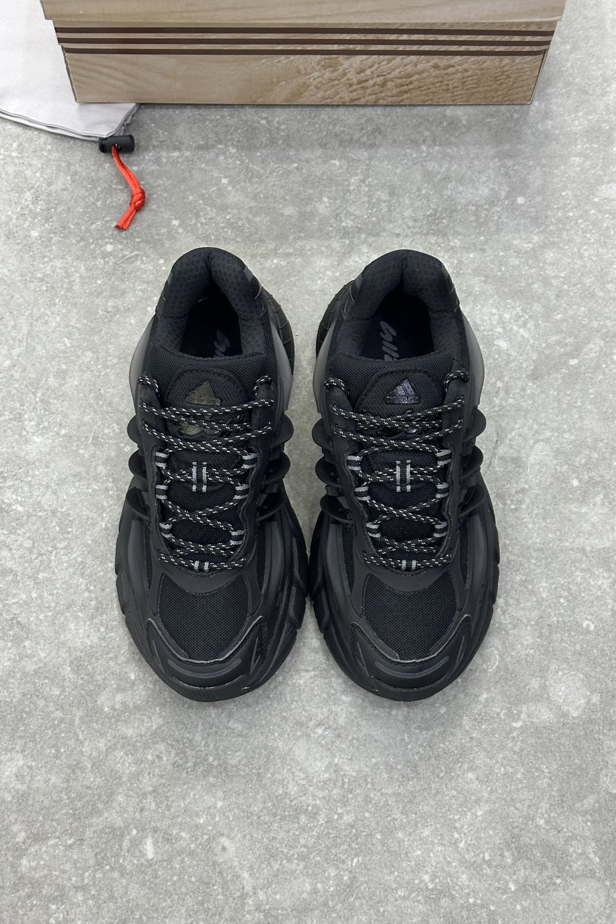 Pharrell Williams x Adidas Adistar Jellyfish – Triple Black – front view