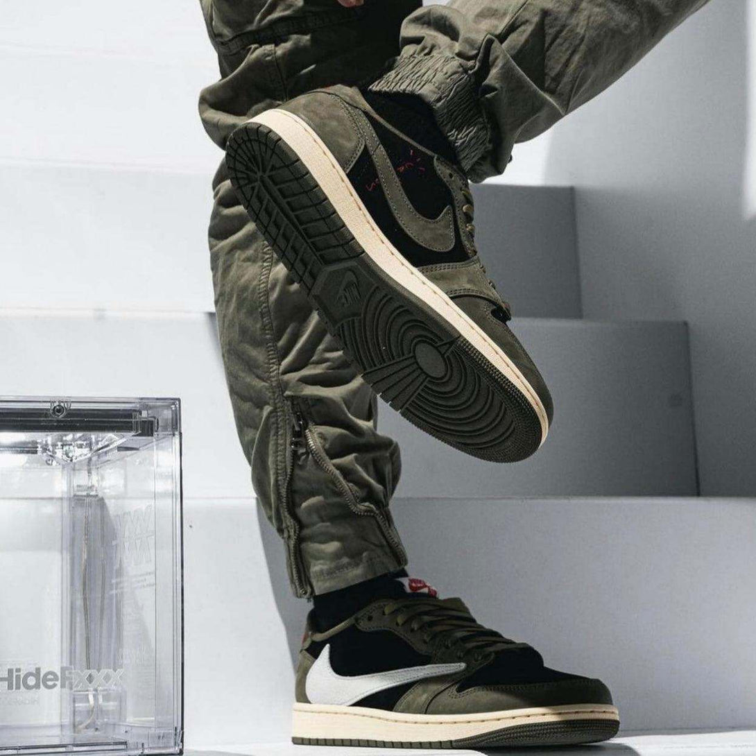 Travis Scott x Air Jordan 1 Low Black Olive - MAGIC CITY