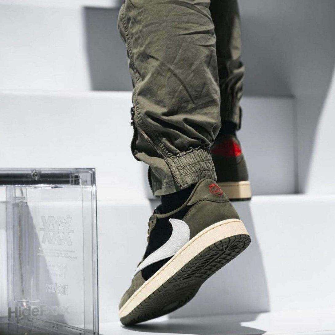 Travis Scott x Air Jordan 1 Low Black Olive - MAGIC CITY