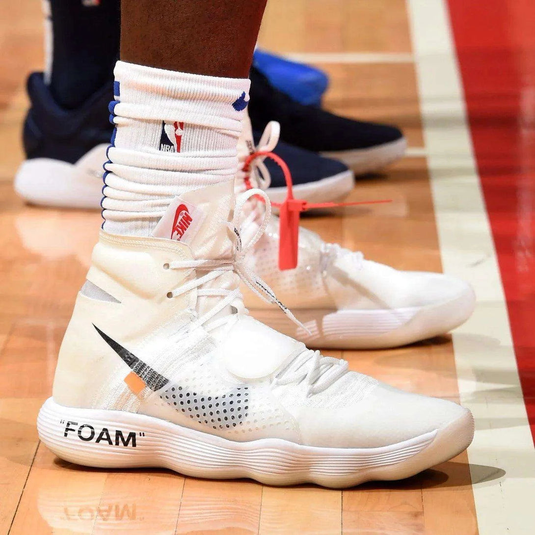 Nike React Hyperdunk Flyknit Off White