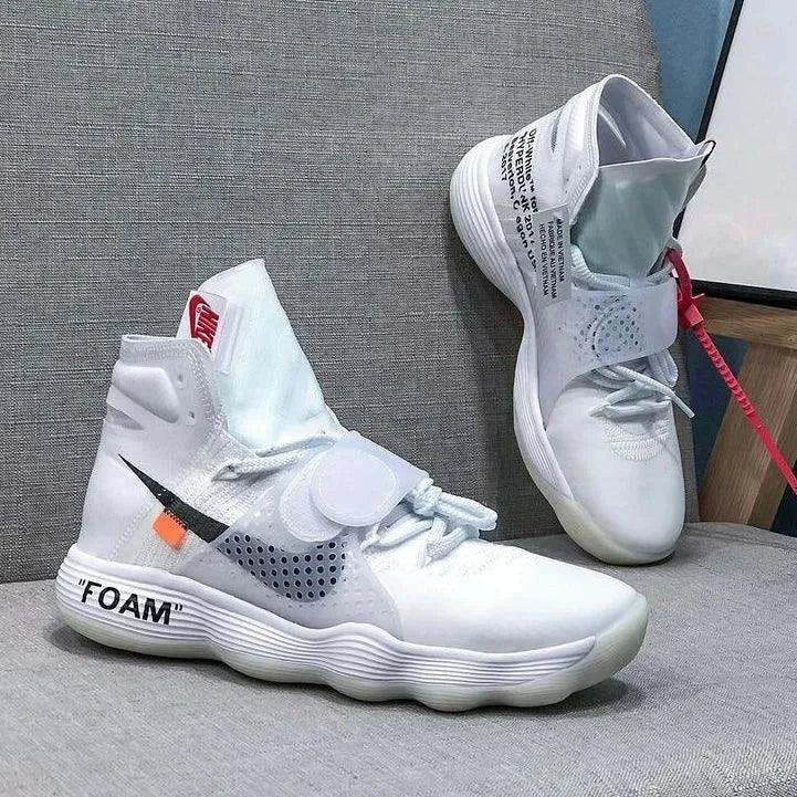 Nike React Hyperdunk Flyknit Off White