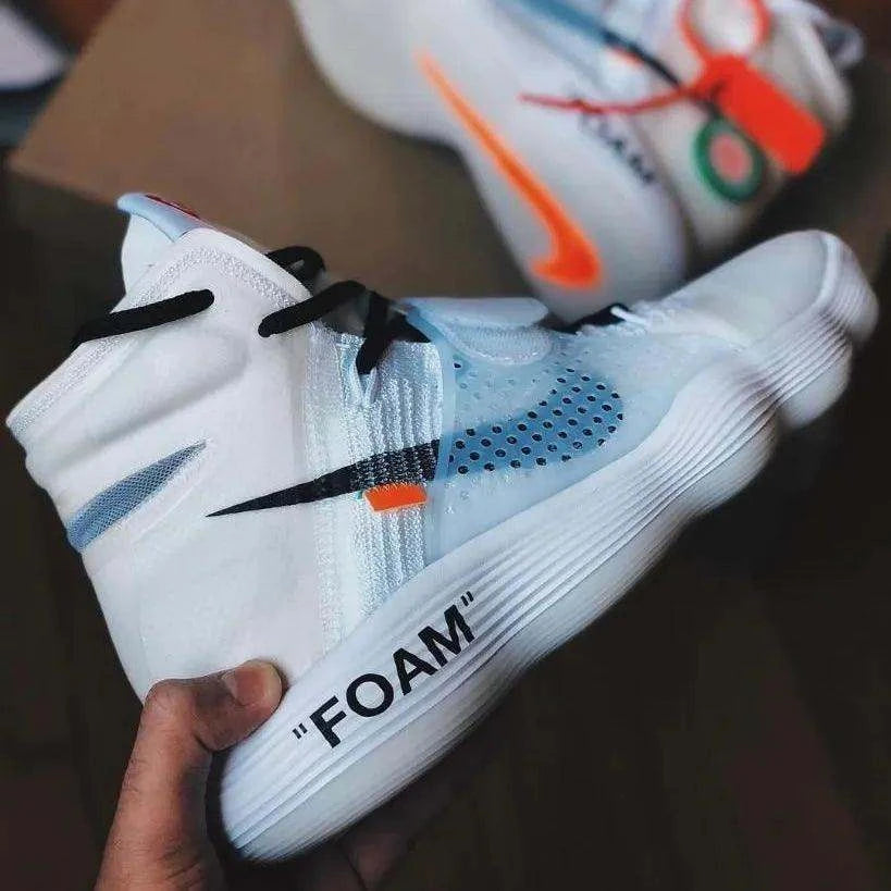 Nike React Hyperdunk Flyknit Off White