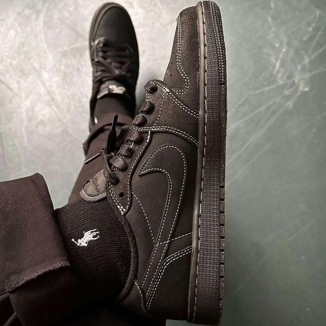 Travis Scott x Air Jordan 1 Low 'Black Phantom' - MAGIC CITY